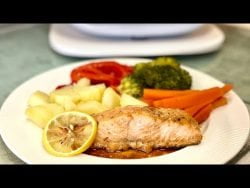 SALMON en el VAROMA con SALSA de SOJA THERMOMIX