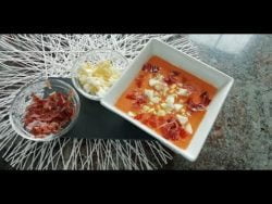 Salmorejo cordobés en Monsieur Cuisine