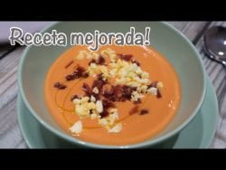 SALMOREJO EN MONSIEUR CUISINE, Mambo y Thermomix. RECETA MEJORADA!!!