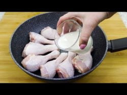 Siempre cocino pollo de esta manera, receta rápida de pollo, muslos de pollo crujientes