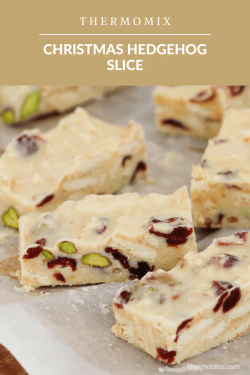 Thermomix Rebanada de erizo navideño
