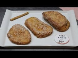 TORRIJAS EN MONSIEUR CUISINE. Normales y RELLENAS DE CHOCOLATE 🍫 Al vapor, terminadas en horno!
