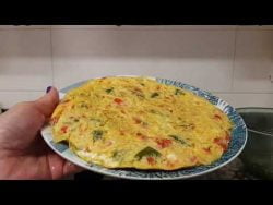 Tortilla de calabacín @Recetas faciles Monsieur Cuisine