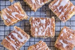 Barras de tarta de manzana: con un ingrediente secreto