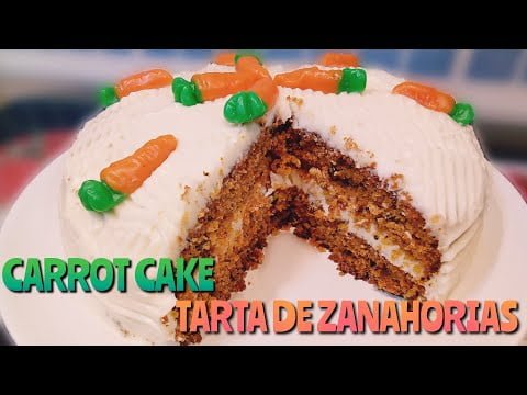3 MINUTOS la mejor receta TARTA DE ZANAHORIA thermomix facil | CARROT CAKE