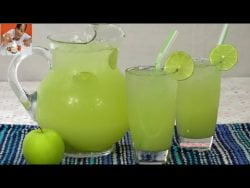 AGUA PARA HIDRATARSE EN ESTE CALOR!!! | LIMONADA DE MANZANA | Recetas en Casayfamiliatv