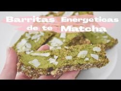 Barritas energéticas de TÉ MATCHA | Monsieur Cuisine Plus