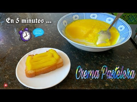 Como hacer crema pastelera en thermomix CREMOSA Y RÁPIDA
