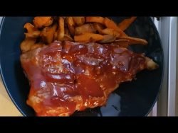 Costillas a la barbacoa y miel en Monsieur Cuisine