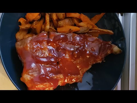 Costillas a la barbacoa y miel en Monsieur Cuisine