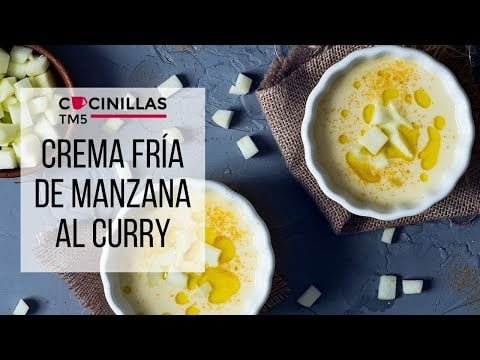Crema Fría de Manzana al Curry | Recetas Thermomix