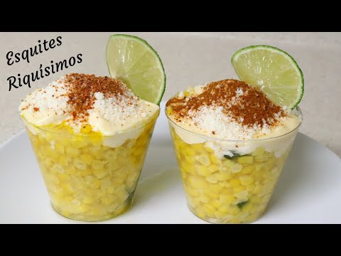 🌽LOS ESQUITES MÁS RICOS PARA NEGOCIO RECETA ı Antojito mexicano