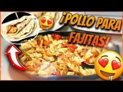 FAJITAS de pollo 100% HECHAS con THERMOMIX
