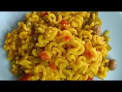 Fideuá de verduras, fácil y rico con Thermomix