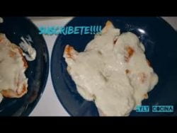 Filetes de pollo en salsa de queso en monsieur cuisine