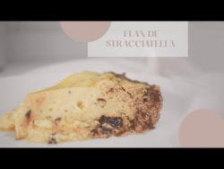 FLAN DE STRACCIATELLA *Sin azúcar* | Al microondas | Monsieur Cuisine Plus