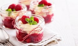 Fresas con pimienta negra y nata