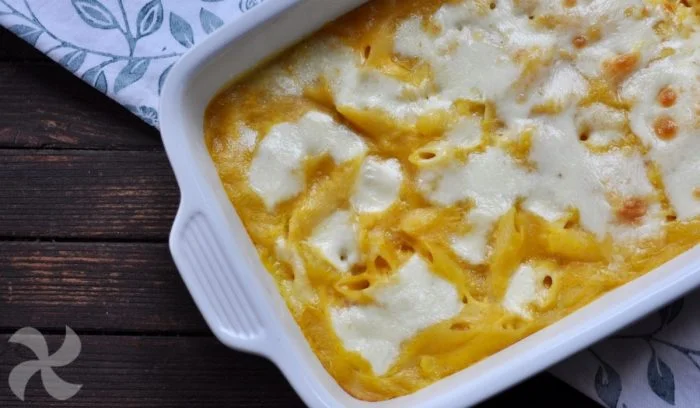 Gratinado de pasta y patata