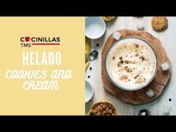 Helado Cookies and Cream | Helado de Vainilla y Galletas | Recetas Thermomix