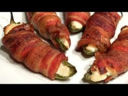 Jalapeños Rellenos de Tocino y Queso (receta Keto)