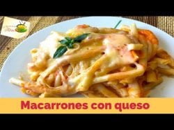 Macarrones con queso receta para chuparse los dedos