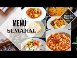 MENÚ Semanal 2 con THERMOMIX // 5 IDEAS fáciles de COMIDAS para preparar de lunes a viernes…
