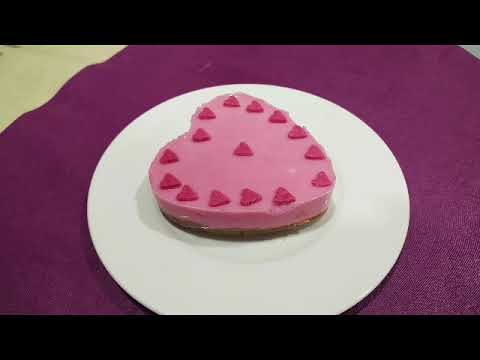 Pastel de fresa San Valentín con Neulas Monsieur Cuisine Plus