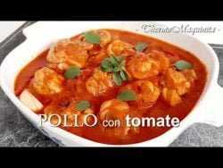 POLLO con TOMATE en THERMOMIX®// Receta rápida