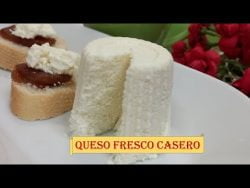 QUESO FRESCO CASERO en Monsieur Cuisine Connect/Plus/Thermomix/ Mambo-QUESO FRESCO SIN CUAJO¡TRUCOS!