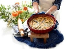 Quiche de sardinas con atún y espinacas