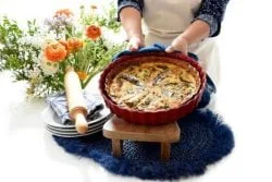 Quiche de sardinas con atún y espinacas
