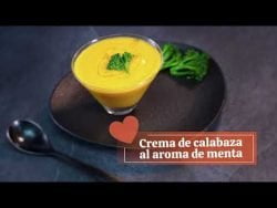 RECETA #3 de CREMA de CALABAZA a la menta con THERMOMIX