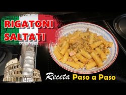 RIGATONI SALTATI, una #Receta fácil, económica y deliciosa 😋