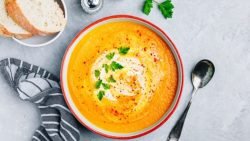 Salmorejo de zanahoria y tomate