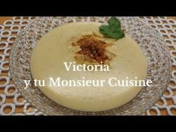 Vichyssoise o crema de puerros, fácil y muy cremosa. En Monsieur Cuisine y Thermomix