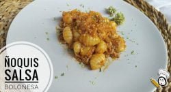 Ñoquis a la Boloñesa con Mambo