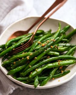 Judías Verdes Salteadas con Ajo