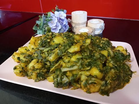 Acelgas con patatas y ajitos ** Monsieur cuisine Connect y Plus **