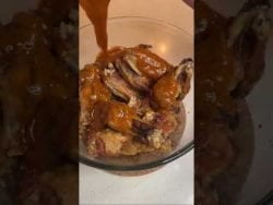 ALITAS DE POLLO CON SALSA PICANTE – BEUTELCOOKING #short #shorts #receta
