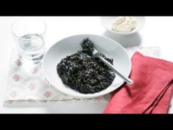 Arroz negro de calamares en Thermomix