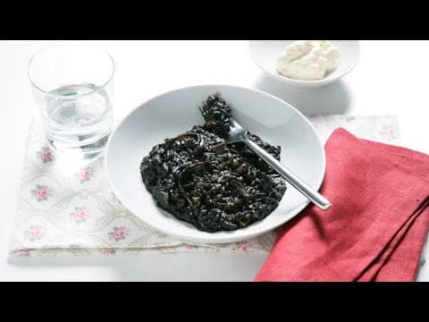 Arroz negro de calamares en Thermomix