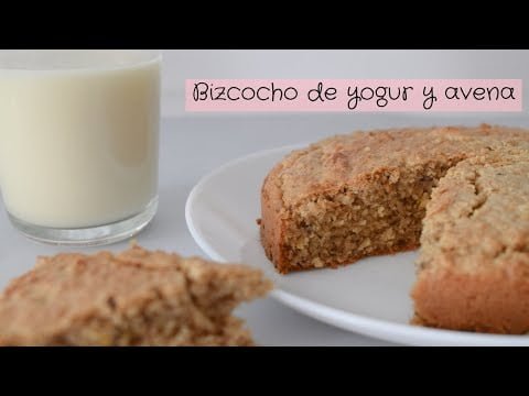 Bizcocho fácil de yogur y avena Monsieur Cuisine Plus | SIN GLUTEN Y SIN AZÚCAR, Receta Saludable