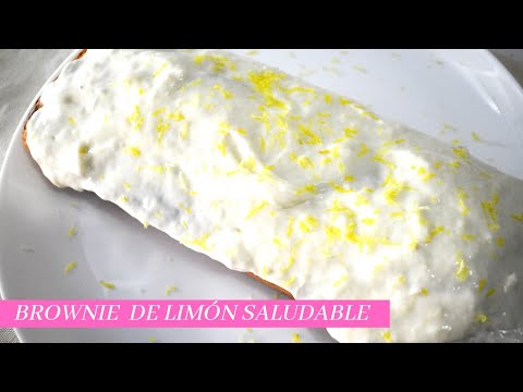 Brownie de limón Saludable🍋🍰 | Monsieur Cuisine Plus