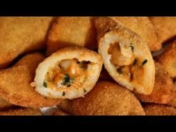 Cocina con Thermomix (Receta de empanadillas rebozadas de langostino "Rissóis")