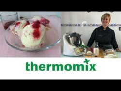 Cocina con Thermomix un helado de queso y frambuesas bajo en calorías