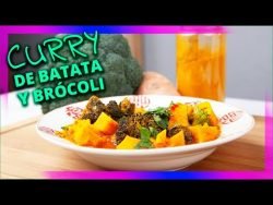 CÓMO HACER curry de batata y brócoli con Thermomix