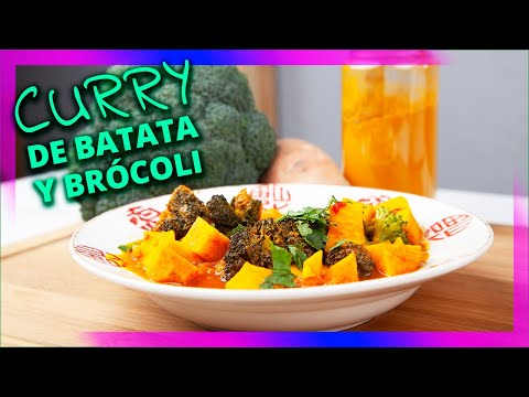 CÓMO HACER curry de batata y brócoli con Thermomix