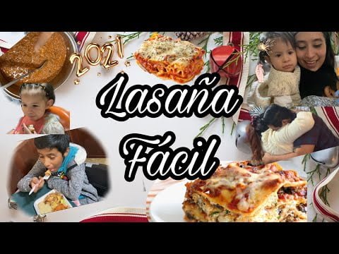 ¿CÓMO HACER LASAÑA FÁCIL? (AÑO NUEVO 2021) – Biv Rive ♡ #receta #añonuevo #2021