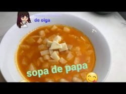 Como hacer Sopa de Papas 🥔#receta Económica#Comida rendidora fácil de preparar#comida deliciosa😋