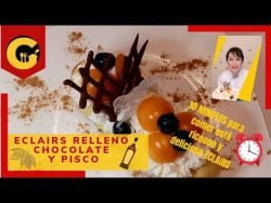 como preparar #receta los ECLAIRS al estilo Francés Más SABROSO | ECLAIRS CON PISCO de PERÚ
